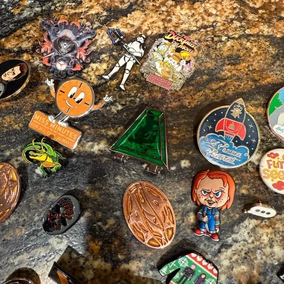 Colorful Assorted Collectible Pins - Picture 5 of 6